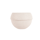 Cachepot de Plástico Cosmos Branco 24x34x34cm Vasap