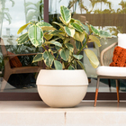 Cachepot de Plástico Cosmos Branco 40x55x55cm Vasap