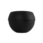 Cachepot de Plástico Cosmos Preto 40x55x55cm Vasap