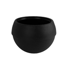 Cachepot de Plástico Cosmos Preto 40x55x55cm Vasap