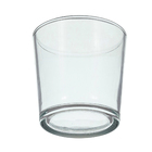 Cachepot de Vidro Nico Transparente 17x17x16cm Ts Brasil