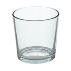 Cachepot de Vidro Nico Transparente 17x17x16cm Ts Brasil