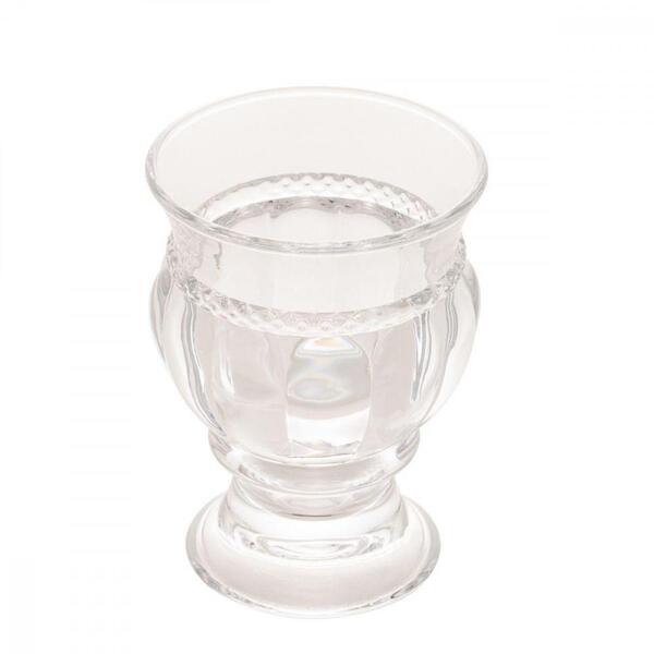 Cachepot Decorativo De Cristal Diamante 9 5cm 1541 Lyor