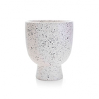Cachepot Decorativo Em Cerâmica Branco 14x11 Cm - D'rossi
