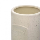 Cachepot Decorativo Rosto Em Cerâmica Areia 28x13 Cm - D'rossi