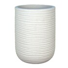 Cachepot Grande (de 31cm a 50,9cm) Plástico 43x33x3cm Design Off-White Japi