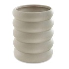 Cachepot Em Ceramica Cinza 15 X 12cm Mart