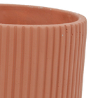 CACHEPOT EM CIMENTO 11,5x 12 x 12cm, TERRACOTA