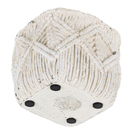Cachepot em Cimento Okan 15x18,5 Branco Mart