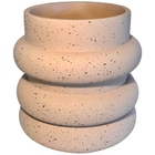 Cachepot Em Cimento Bege Mart