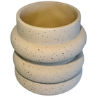 Cachepot Em Cimento Bege Mart