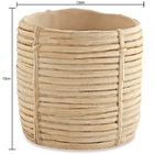 Cachepot Em Cimento Estilo Corda 13 X 13cm Mart 13035