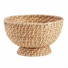 Cachepot Em Rattan  26x15 Cm - Mart