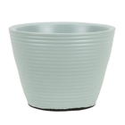 Cachepot Garden Matte 8,5x12cm Cinza Ideias Artes