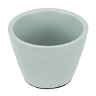 Cachepot Garden Matte 8,5x12cm Cinza Ideias Artes