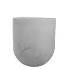 Cachepot Grande (de 31cm a 50,9cm) Plástico 47x44x3cm Tradicional  Cimento Queimado Japi