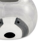 Cachepot "guaxinim" Cinza Em Ceramica 9 5x13 Cm M02 - D'rossi