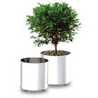 Cachepot Inox Com Rodízios 35cmx35cm Brinox