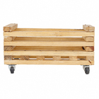 CACHEPOT JUMBO MEDIO COM RODIZIO 20 CM X 40 CM X 20 CM