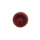 Cachepot Médio Cerâmica 10x12cm Vermelho Moderno Cerâmica Burguina