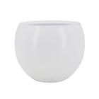 Cachepot Médio Cerâmica 13x17x17cm Branco Fosco Cresta Ts