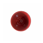 Cachepot Médio Cerâmica 14,9x15,8cm Vermelho Moderno Cerâmica Burguina