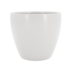 Cachepot Médio Cerâmica 15x16x16cm Branco Fosco Genoa Ts