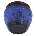 Cachepot Médio em Cerâmica 16,5x17,3cm Azul Egito Burian