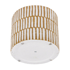 Cachepot Médio em Cerâmica 16x18,5cm Nude Moderno Burian by Cerâmica Burguina