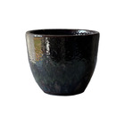 Cachepot Médio Cerâmica Moderno 22x27 Verde Musgo