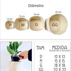 Cachepot Médio Dupla Face C/  Barra Dobrada