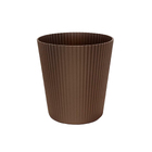 Cachepot Medio em Plastico 16x15cm Café Evora Desli