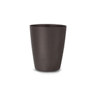 Cachepot Médio em Plastico 23x19cm Marrom Imperador Firenze Desli