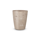 Cachepot Médio em Plastico 23x19cm Travertino Firenze Desli