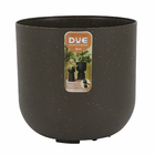 Cachepot Médio em Plástico 16x15cm Basalto Raiz