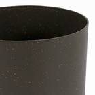 Cachepot Médio em Plástico 16x15cm Basalto Raiz