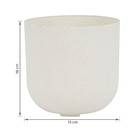 Cachepot Médio em Plástico 16x15cm Calcário Raiz