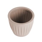 Cachepot Mdio Plstico 16x18cm Areia Geolia