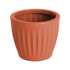 Cachepot Mdio Plstico 16x18cm Terracota Geolia