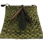 Cachepot Palha Verde Trapezio