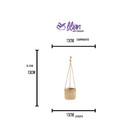 Cachepot Pendente Conan Areia 36 Cm