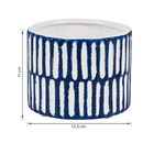 Cachepot Pequeno em Cerâmica 11x13,5cm Azul Moderno Burian by Cerâmica Burguina