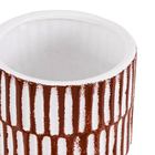 Cachepot Pequeno em Cerâmica 11x13,5cm Terracota Moderno Burian by Cerâmica Burguina