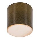 Cachepot Pequeno em Cerâmica 13x13cm Verde Musgo Sila Ts Brasil