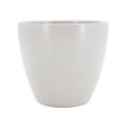 Cachepot Pequeno Cerâmica 13x14x14cm Branco Fosco Genoa Ts