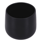 Cachepot Pequeno em Cerâmica 13x15cm Preto Fosco Bretagne Ts Brasil