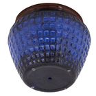 Cachepot Pequeno em Cerâmica 15x15,1cm Azul Egito Burian