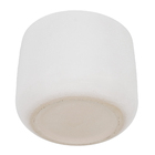 Cachepot Pequeno em Cerâmica 15x19cm Branco Bretagne Ts Brasil