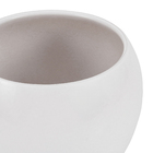 Cachepot Pequeno em Cerâmica 15x19cm Branco Lorance Ts Brasil