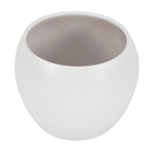 Cachepot Pequeno em Cerâmica 15x19cm Branco Lorance Ts Brasil